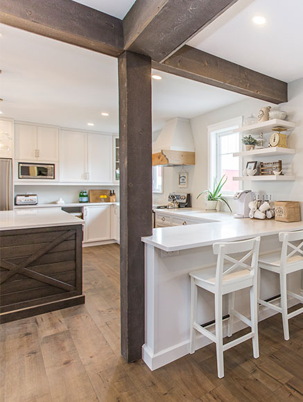 Modern and rustic kitchen upgrade