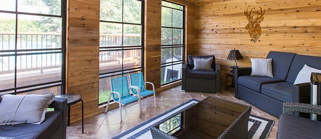 Renovated sunroom